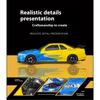 1/18 Nissan R34 GTR Oversized Collectible Ornaments  Alloy Die-cast GTR Car Model Tires Detachable DIY Racing Model Boy Gift