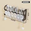 Wall-Mounted Hole-Free Shoe Rack: Simple, No-Installation, Multi-Layer Storage for Bathroom or Door