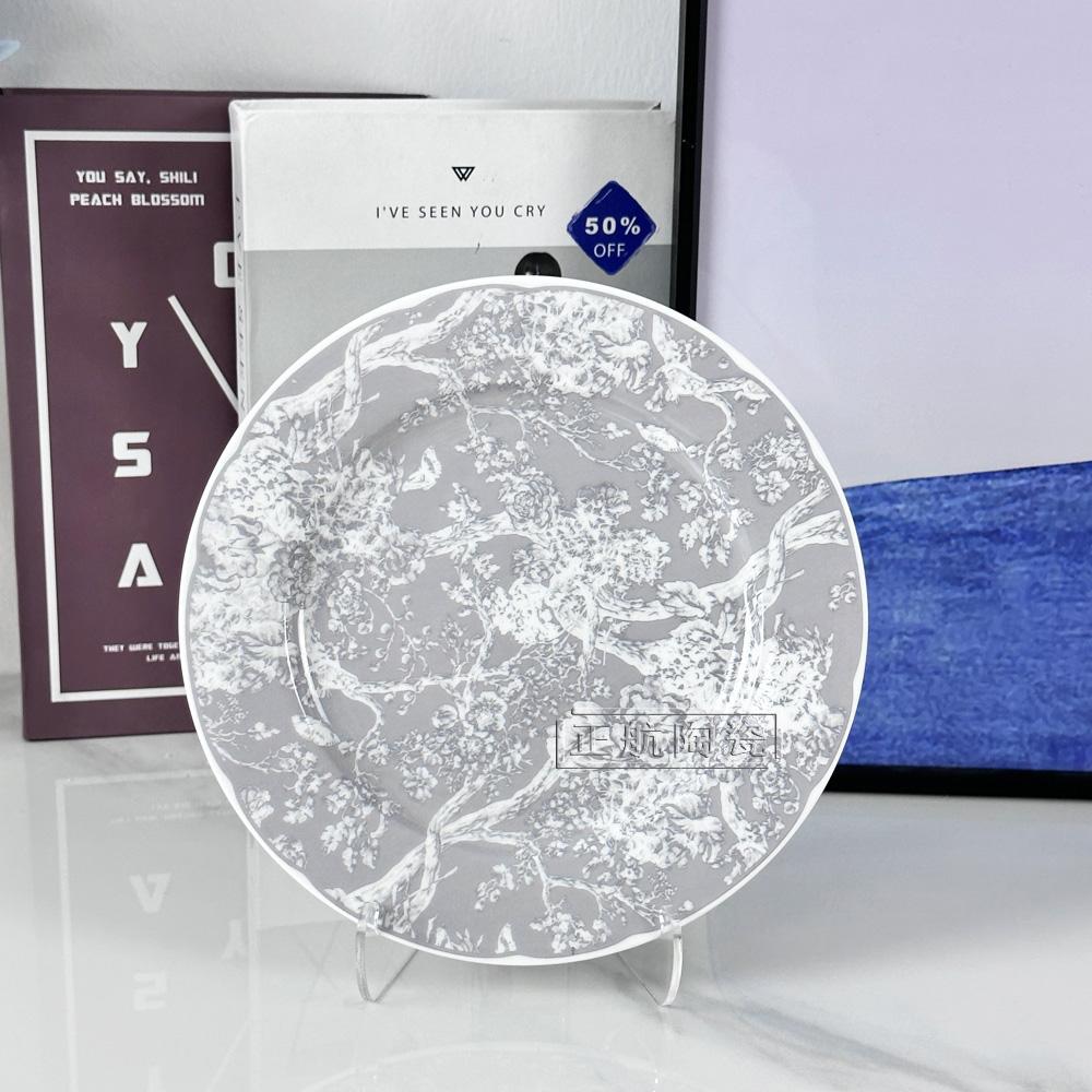 

Европейский Di Home Light Luxury Керамическая Серая Тигровая Серия Кофейная Чашка Тарелка Костяной Фарфор Западная Тарелка Стейк Тарелка Подарочный Семейный Набор 200-400ml