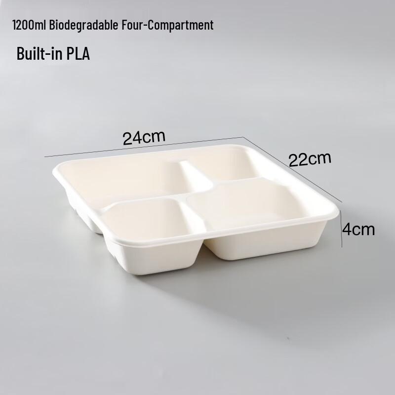 Disposable Pulp Segmented Meal Box