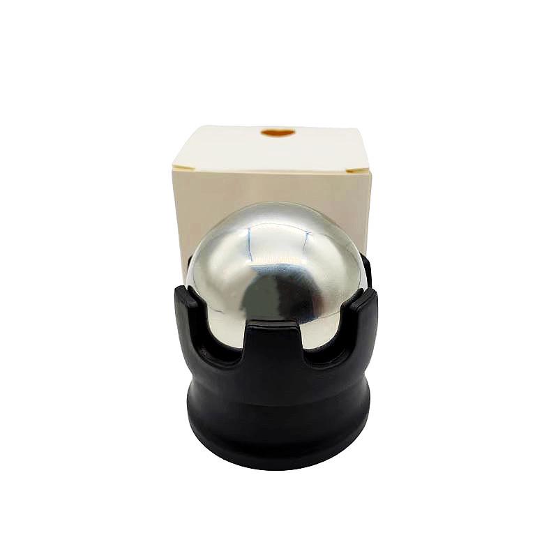 54mm Stainless Steel Six-Claw Massage Ball for Hot/Cold Acupressure & Cervical Relaxation