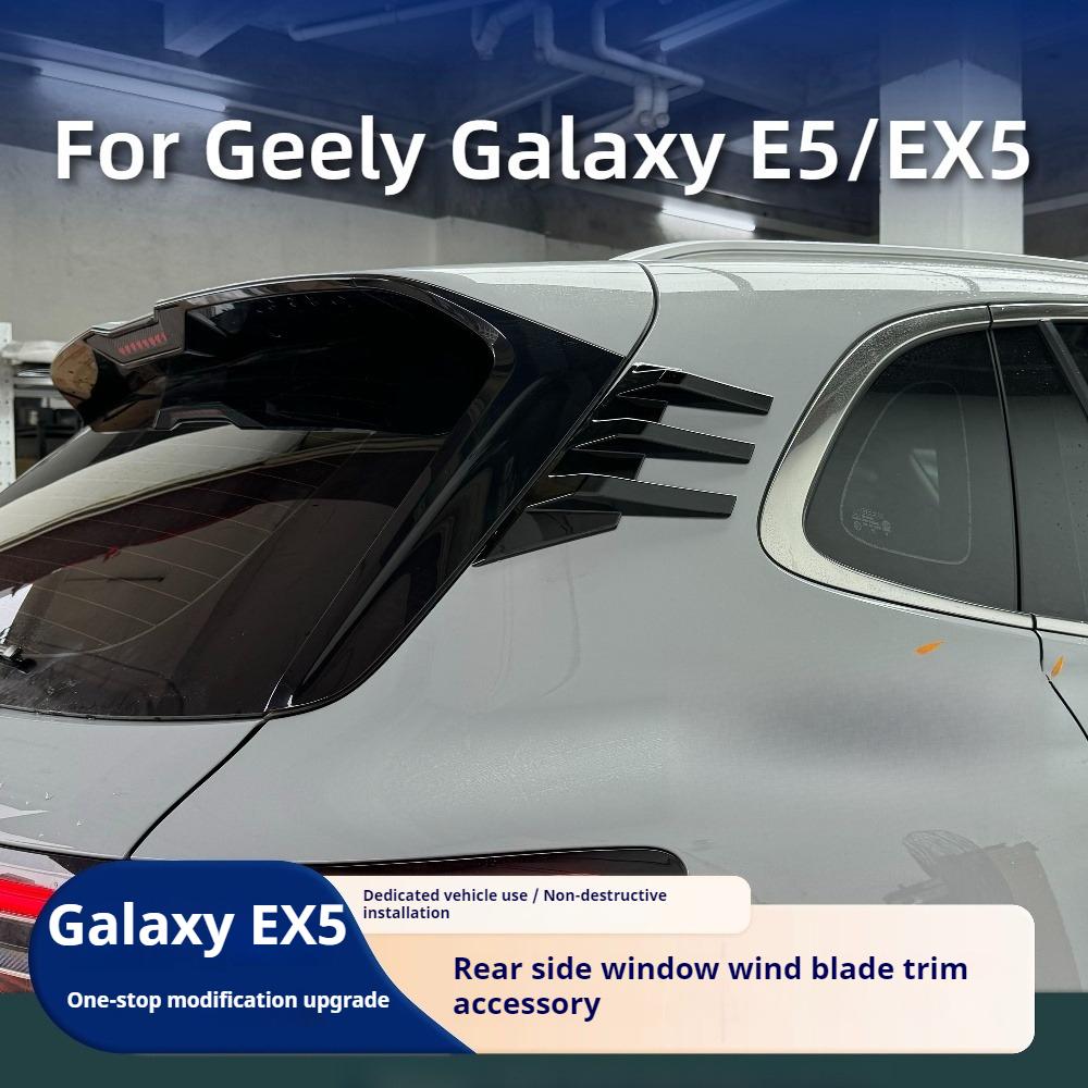 For Geely Galaxy E5/EX5 Car Rear Window Spoiler Wind Knife Modification Louver Tail Wing Pressure Wing Air Guide Sport
