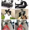 2Pcs Universal Car Seat Back Storage Hook Sundries Hanger Bag Holder Multifunction Car Hooks Vehicle Storage Organizer
