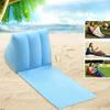 Inflatable Wedge Pillow With Mat Pvc Flocking Travel Portable Back Support Triangle Cushion Beach Pillow