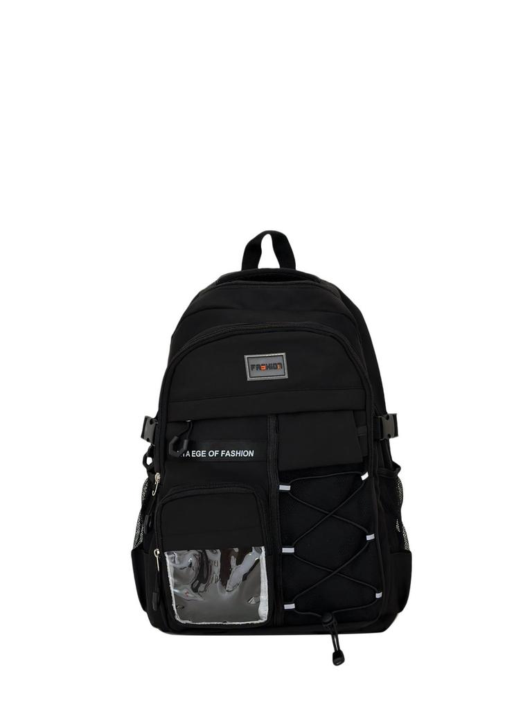 2025 Rucksack für Schüler im koreanischen und japanischen Stil - Rückenstütze, vielseitig, großes Fassungsvermögen, trendiges und schlichtes Design für die Mittelschule