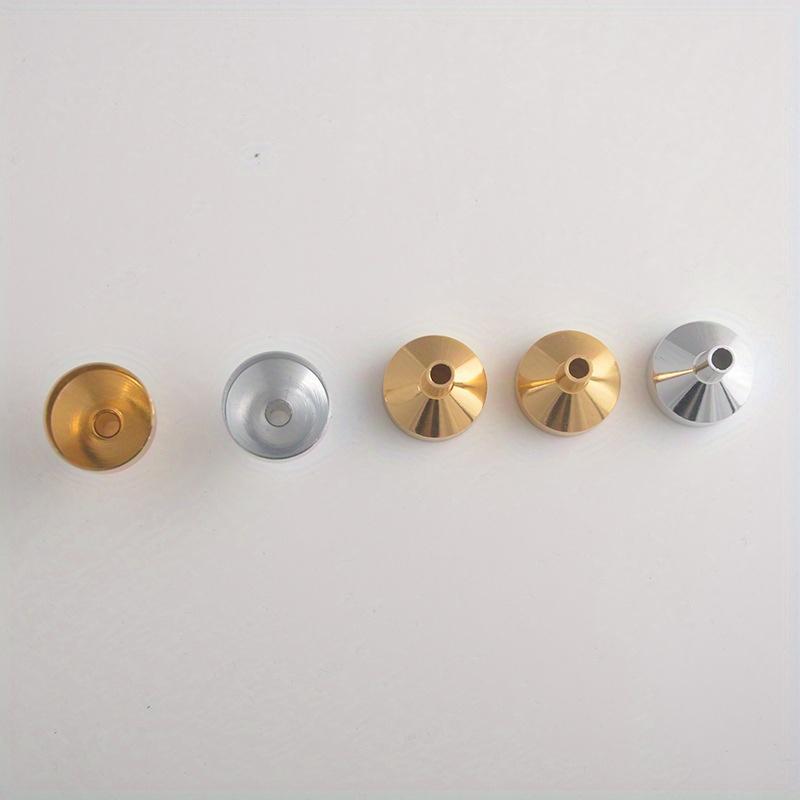 Mini Metalltrichter-Set zum einfachen Einfüllen - Hitzebeständig und Multifunktional, Erhältlich in Silber, Gold