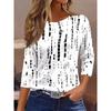 Color Block Striped Crew Neck Long Sleeve T-Shirt Slim Fit Casual Top Daily Wear