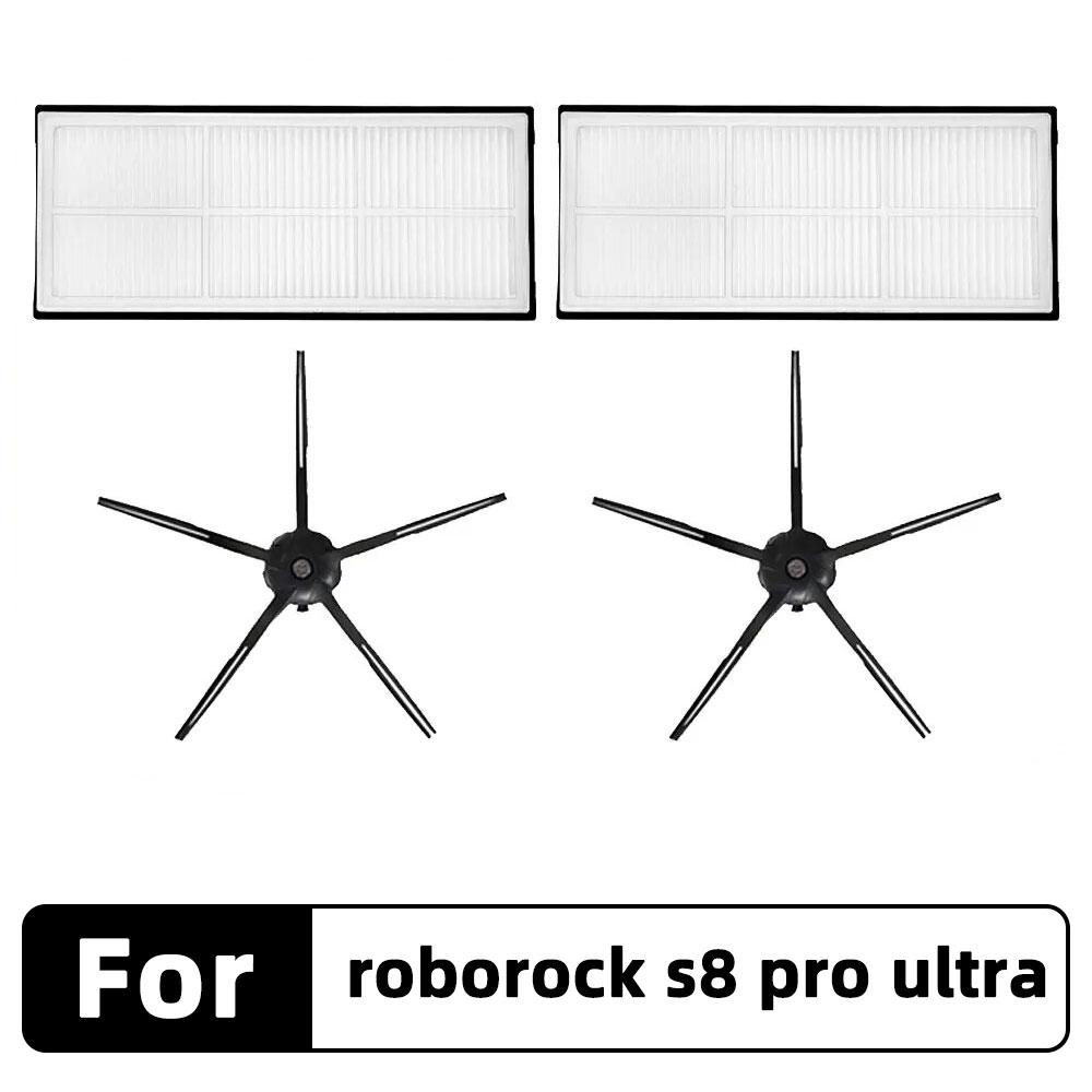 Compatible for Roborock S8 Pro Ultra, G20 A6900RR Main Side Brush Hepa Filter Mop Cloth Dust Bag Spare Parts Accessories