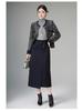 Women's 2026 High-Waisted Irregular Midi Skirt - Slimming Professional Fit