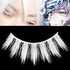 White False Eyelashes Cosplay Makeup False Eye Lashes Masquerade Party Eyelashes