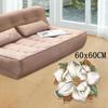 Pastoral Lotus Floor Mat Special-shaped Door Gasket Flower Carpet  Living Room Tea Table Bedside