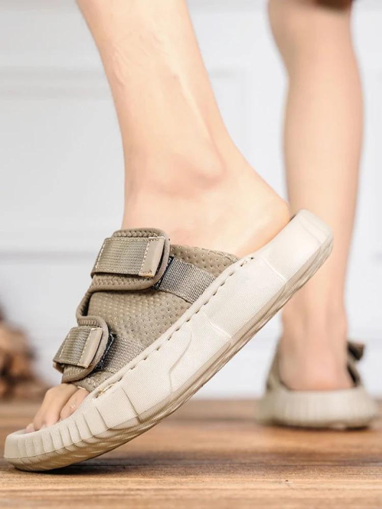 Fashion Eva Beach Men's Shoe Platform Slides Male Slipper 2025 Fashion Low Price Casual Y2k Adult Cheap Shoes Liquidation Trend Elegant
