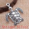 Turtle Shaped Charms Pendant For Bracelet Necklace Jewelry Making Craft Findings