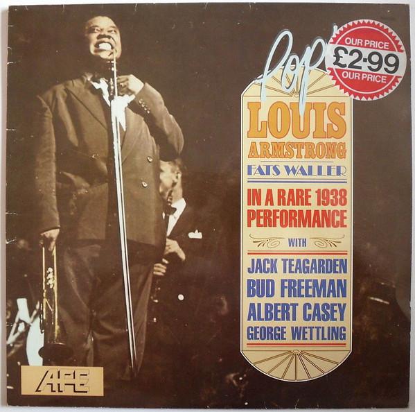 

LP Record LOUIS ARMSTRONG, FATS WALLER, JACK - Pops AFEMP1012 AFE 1981 UK Jazz Used
