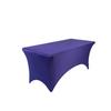Quality Top Rectangular White Black Lycra Fitted Spandex Table Wrap Cover