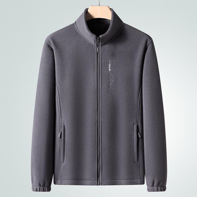 Autumn Winter Thickened Stand Collar Fleece Jacket