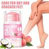 Moisturizing Foot Cream with Peach Extract for Dry Cracked Heels, Softening and Smoothing Feet Care