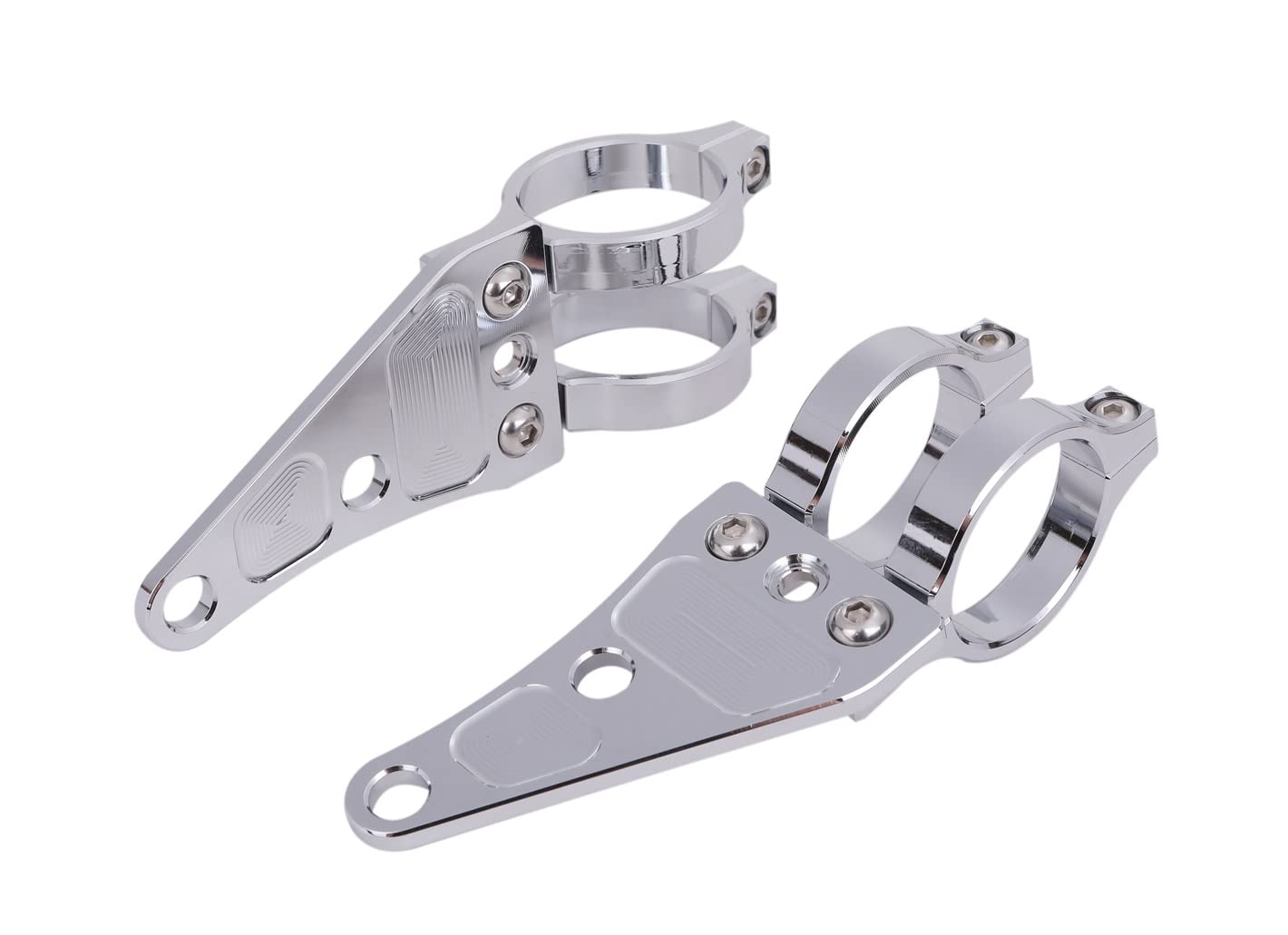 

CustomDivine алюминиевый сплав CNC Machined Headlight Stand 41 мм 41 шт CB400SF VTR250 ZJ06A XJR400 GSX400 ZRX400 ZRX S ZJ06A H ZJ06A General Purpose серебряный