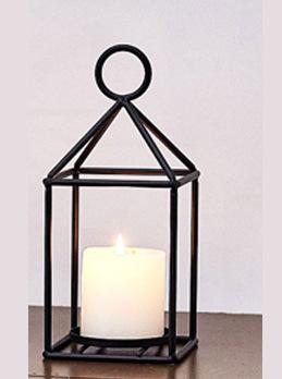 Table Candle Holder Iron Wind Lamp Candle Holder Ornament Antique Style Decorative Lanterns  Candle Holders Indoor Outdoor