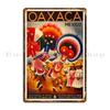 Oaxaca Mexico Retro Travel Ad Metal Sign Poster Cinema Party Cinema Print Club Bar Tin Sign Poster