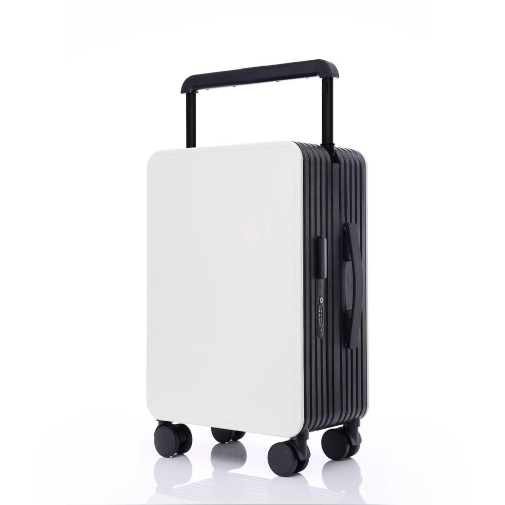 26" Wide Pull Rod Luggage: 20" Lightweight Female Carry-on Suitcase with Silent Wheels and Password Lock.