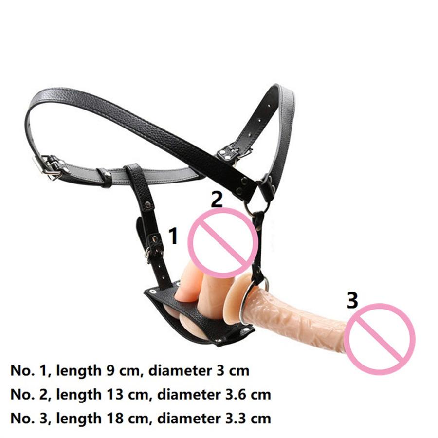 Leather Strapon Butt Plug Dildo Harness Chastity Panties BDSM Bondage Restrained Sex Toys For Men Adult Chastity Belt Device