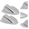 2pcs Clam Shell Vent Wire Pass Through Cover Polished Stainless Steel Accessory for Marine Boat