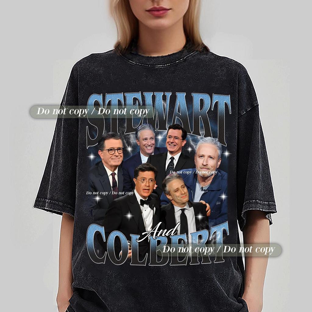 Jon Stewart & Stephen Colbert 2028 Shirt, Vintage Style shirt, Comedy Politics Gift