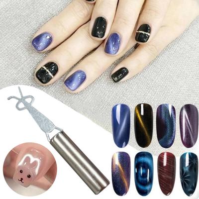 Heart-Shaped Cat Eyes Magnet Professional Nail Art Tool for Creating 3D Effects Compatible with All Magnetic Gels
