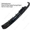 OEM Replace Gloss Black MP Style Rear Diffuser Rear Bumper Lip For Bmw E46 3 Series 4-Door Sedan/Touring M Sport 2002-2005