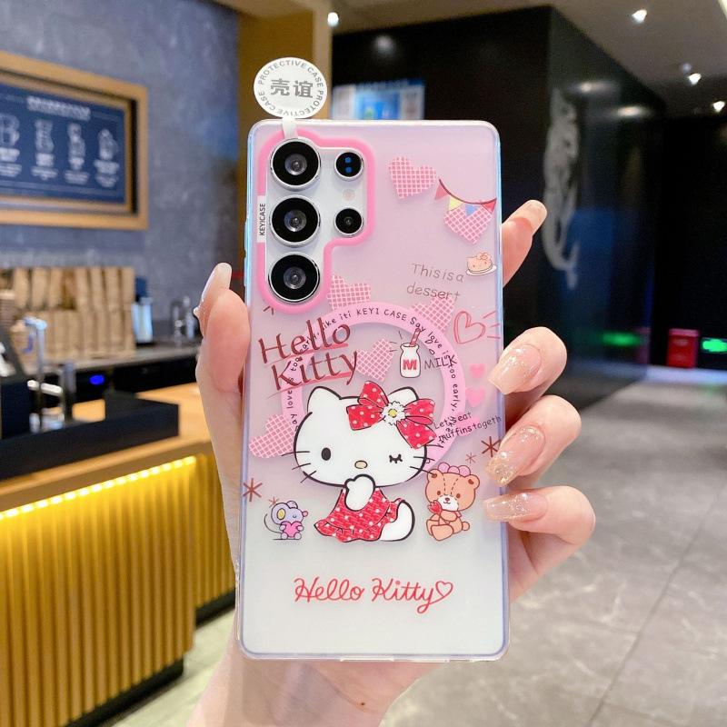 Skin-sensitive magnetic suction IMD Samsung S11Ultra mobile phone case S11 Korean cartoon S11 cute S11 protective case S26
