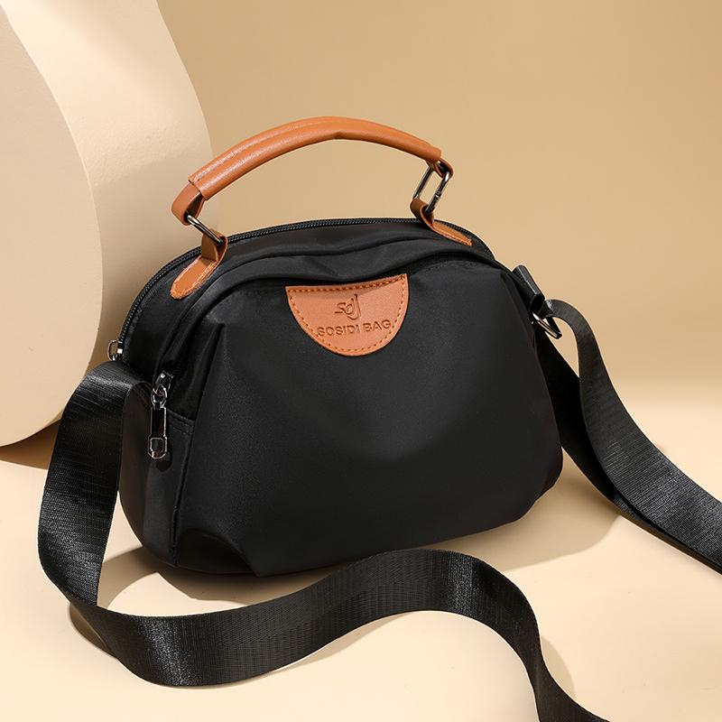 Contrast Color Crossbody Bag Women's Handbag Mother's Bag Oxford Shoulder Shell Small Bag