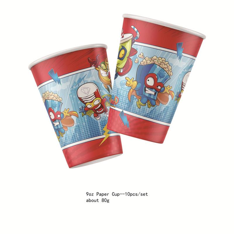 

Игра Superzings тема Baby Shower украшения для вечеринки наборы для дня рождения баннер соломенная сумка чашка тарелка скатерти поставки для