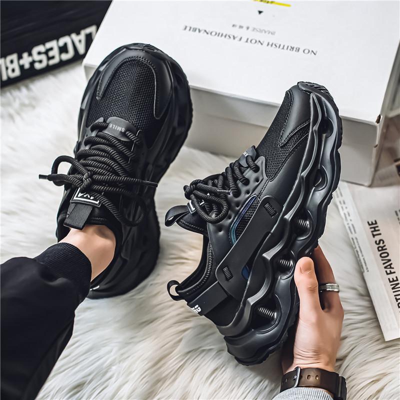 Men's Shoes Summer New Thick-soled Heightening Dad Shoes Mesh Breathable Men's Casual Shoes Student Sports Shoes Trendy Shoes Men