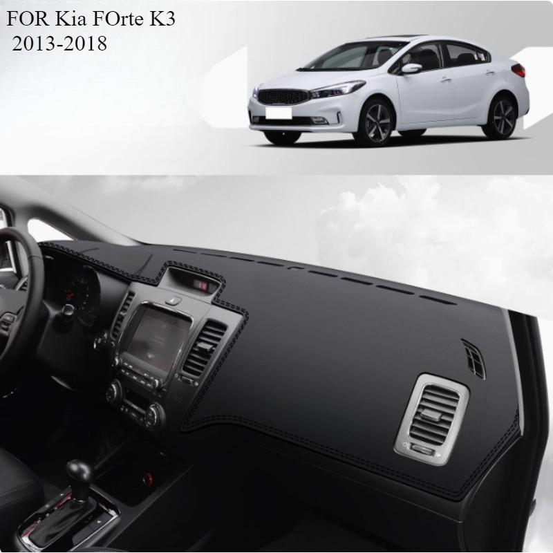 

FOR Kia FOrte K3 2013-2018 Car Dash Mat Dashmat Dashboard Mat Cover Sun Shade Dash Board Cover Carpet Accessories front B