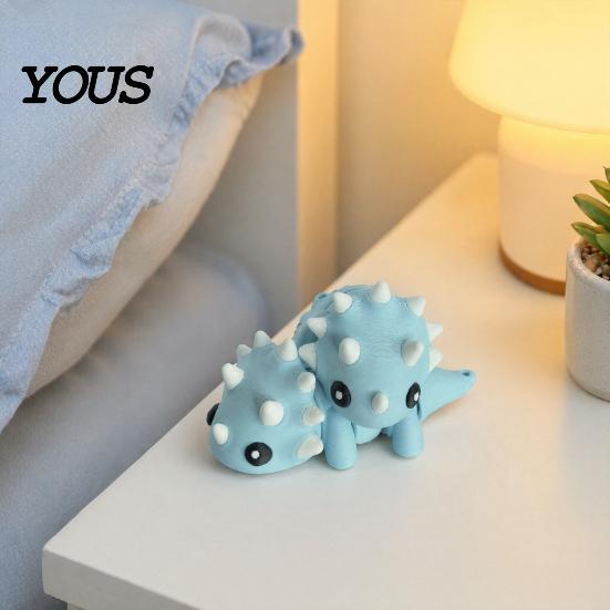 Dinosaur Stress Relief Toy 3D Printed Fidget Toy, Cute Articulated Flexible Figurine, Dino Movable Mini Animal Sensory for Kids, Adults