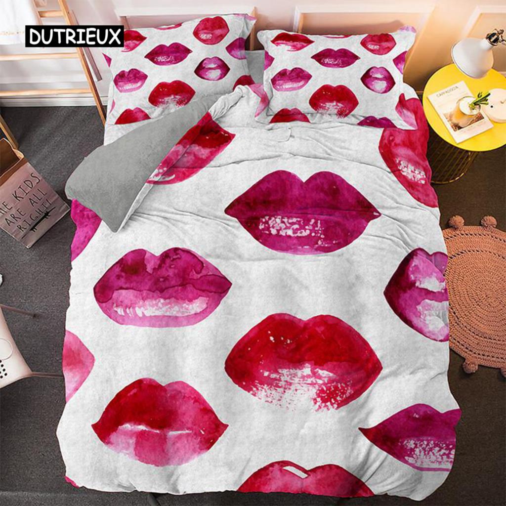 Cartoon Duvet Cover Set King Size Microfiber Cute Color Avatar Print Bedding Set for Kids Teens Soft Kawaii Style Quilt Cover