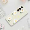 For Samsung Galaxy A17 5G Case Daisy Pattern Printing Straight Edge TPU Phone Back Cover