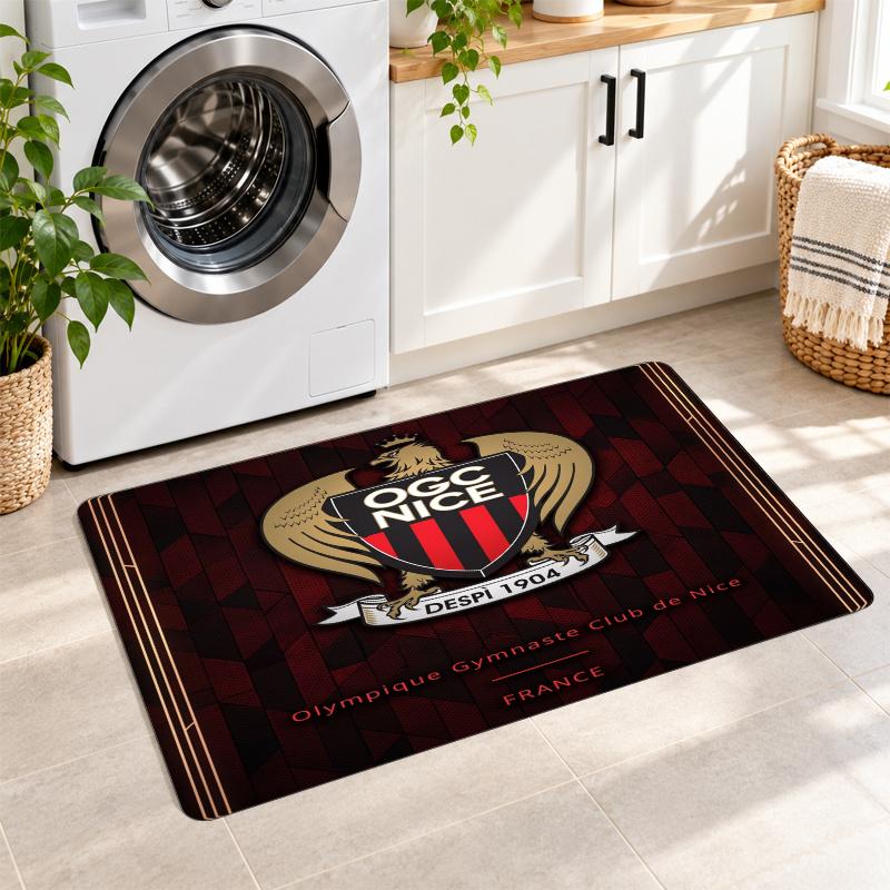 Flannel Kitchen Mat OGC Nice FC Soft Area Rug Non Slip Floor Carpet Home Decoration