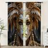 Curtain Venice Carnival Mask Versatile Polyester Fabric Without Electricity Perfect Holiday Family Party Made Of