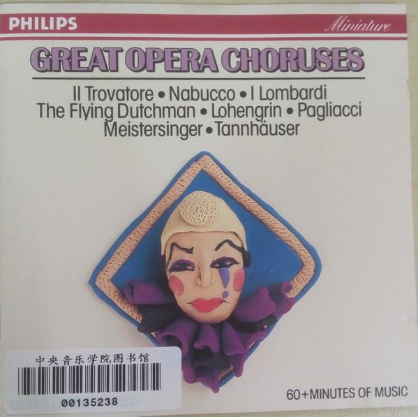 

CD VARIOUS - Great Opera Choruses 4222662 Philips Germany Classical Used