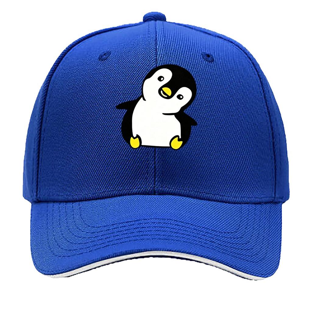 Cappellino da Baseball Carino con Stampa di Pinguino Stiloso Nero con Zampe Gialle Becco Perfetto per la Pesca all'Aperto Cappellino da Baseball Sandwich