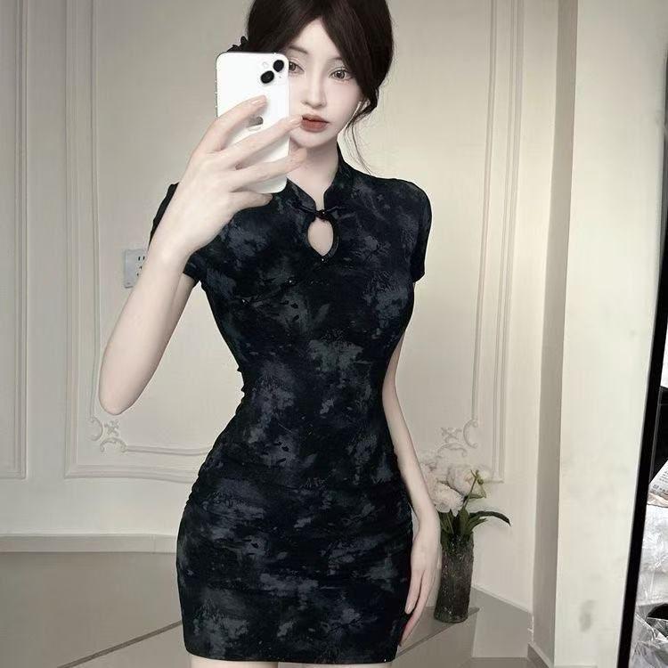 2025 Summer Chinese-Style Bodycon Qipao Dress