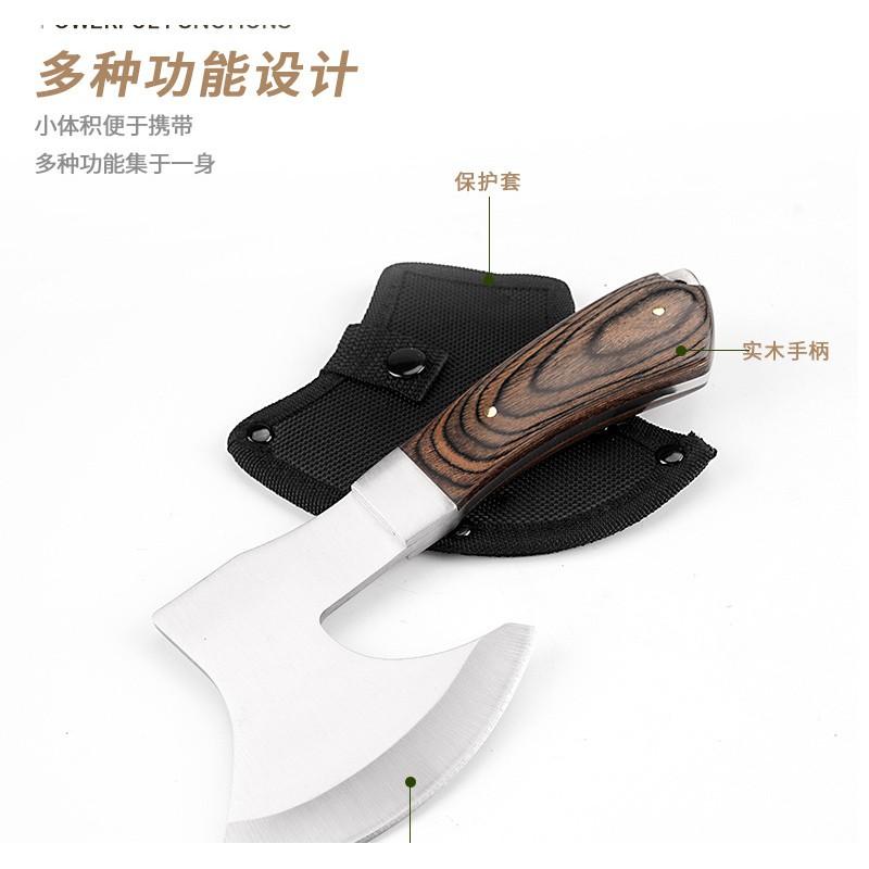 Wood Handle Fire Axe High Carbon Steel Hand Emergency Rescue Outdoor Camping Cutting