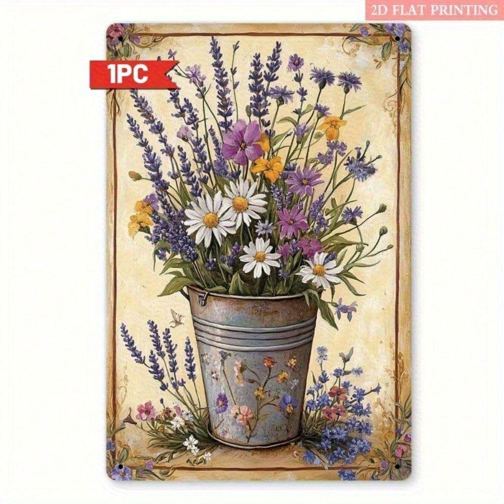 Metal Wall Art Decor, Vintage Tin Sign 20x30cm