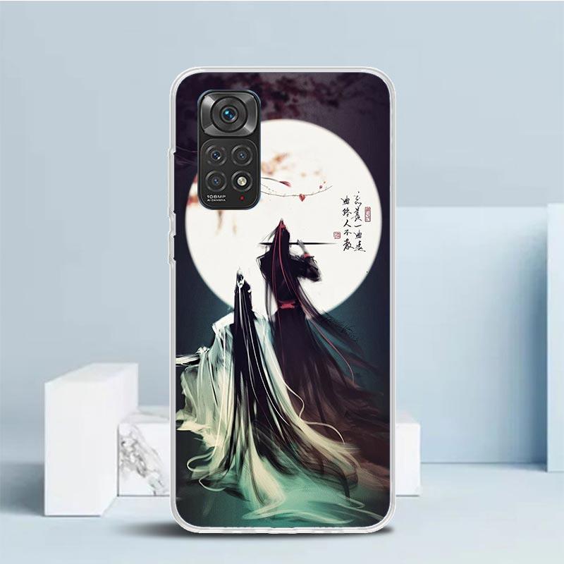 

Anime Mo Dao Zu Shi Phone Case For Xiaomi Redmi Note 15 14 14S 13 12S 12 Pro Plus 11S 11 11T 11E 10S 10 + Soft TPU Back Cover Re Note 15 Pro Plus