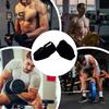 1 Pair Anti-Slip Workout Grips Men Women Hand Palm Protection Weight Lifting Dumbbell Deadlift Pull-Up Grippers Gym Training Exercise Fingerless