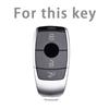 Moda TPU Carcasa pentru cheia de la distanță pentru Mercedes Benz ACESG Clasa CLE CLA GLC GLB GLS W177 W205 W213 W222 X167