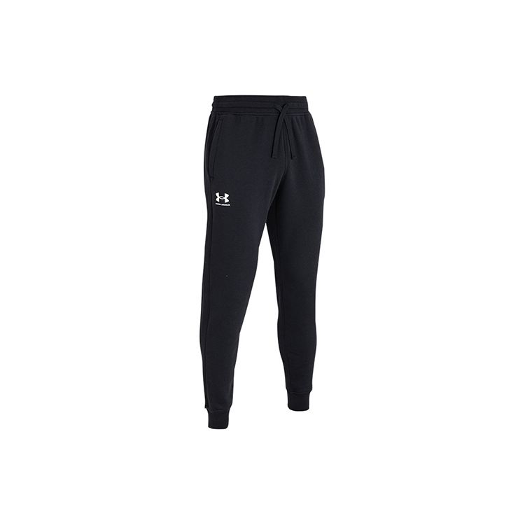 Under Armour Rival Logo Joggers Men Bottoms Black 1366727-001