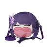 Genshin Impact Xiao Cosplay Itabag Trasparente Grande Capacità Zaino con Zip Borsa a Spalla Messenger